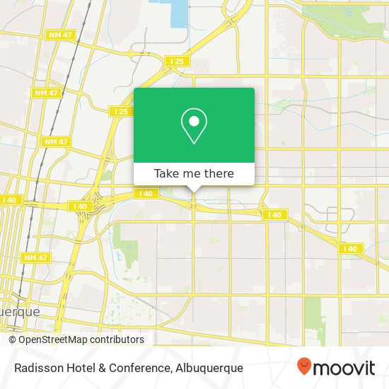 Radisson Hotel & Conference map