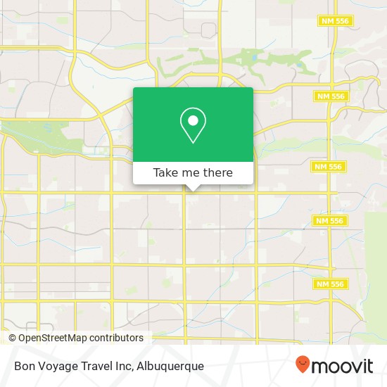 Bon Voyage Travel Inc map