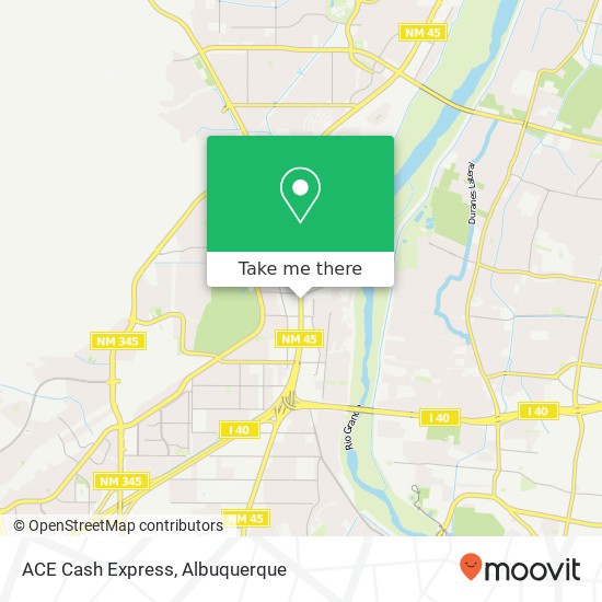 ACE Cash Express map