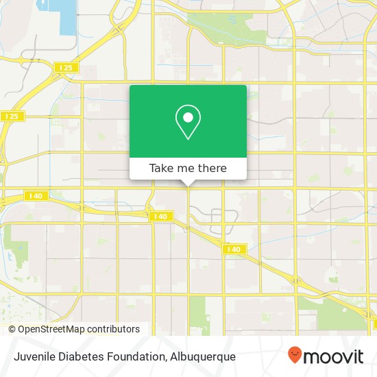 Mapa de Juvenile Diabetes Foundation