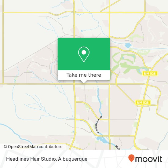 Headlines Hair Studio map