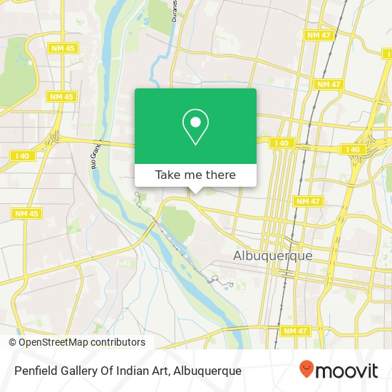 Penfield Gallery Of Indian Art map