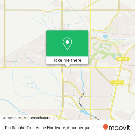 Rio Rancho True Value Hardware map