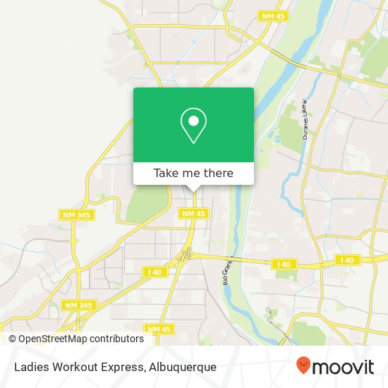 Ladies Workout Express map