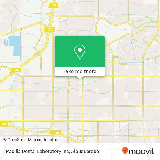 Mapa de Padilla Dental Laboratory Inc