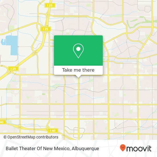 Ballet Theater Of New Mexico map