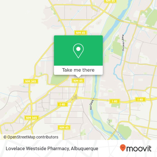 Mapa de Lovelace Westside Pharmacy