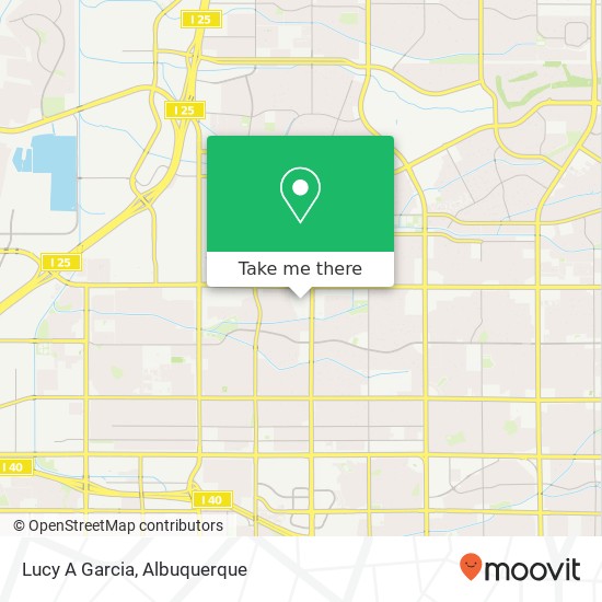 Lucy A Garcia map