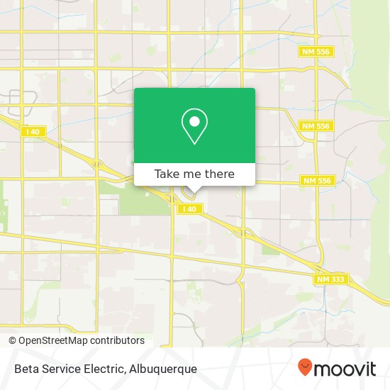 Mapa de Beta Service Electric