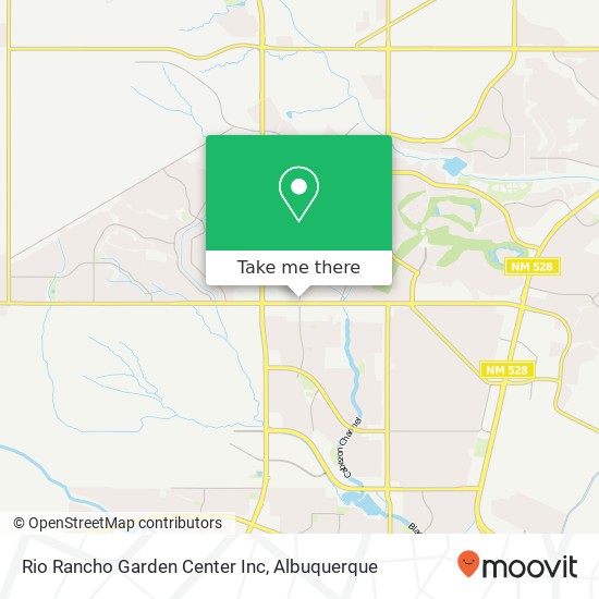 Mapa de Rio Rancho Garden Center Inc