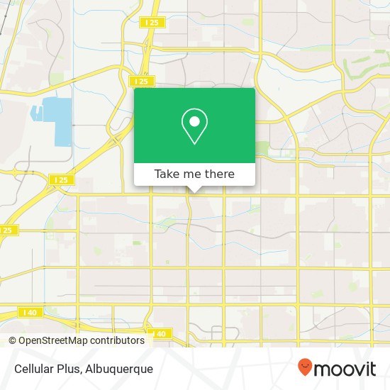 Cellular Plus map