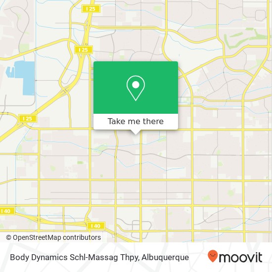 Body Dynamics Schl-Massag Thpy map