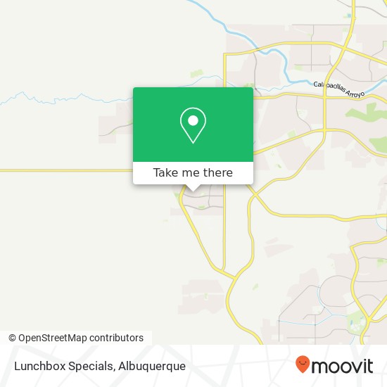 Mapa de Lunchbox Specials