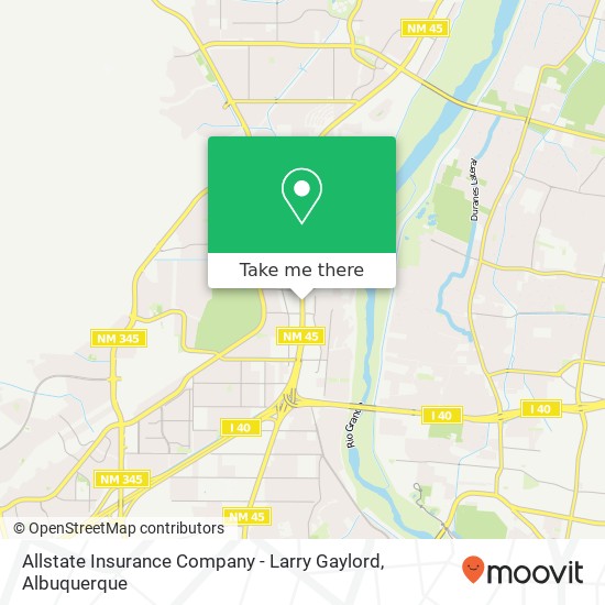 Allstate Insurance Company - Larry Gaylord map