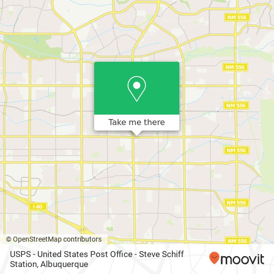 USPS - United States Post Office - Steve Schiff Station map