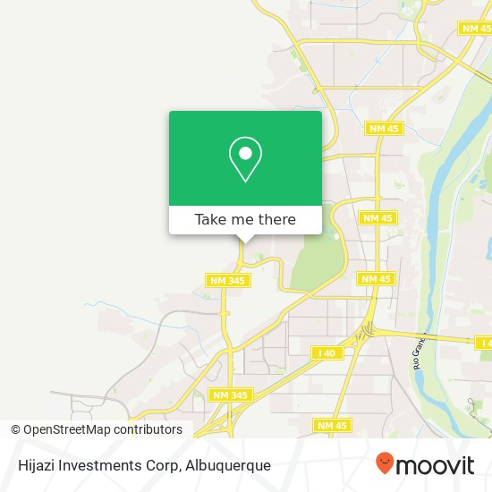 Hijazi Investments Corp map