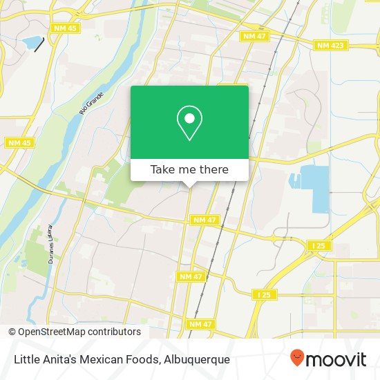 Mapa de Little Anita's Mexican Foods