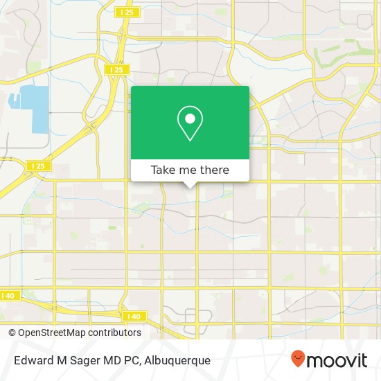 Edward M Sager MD PC map