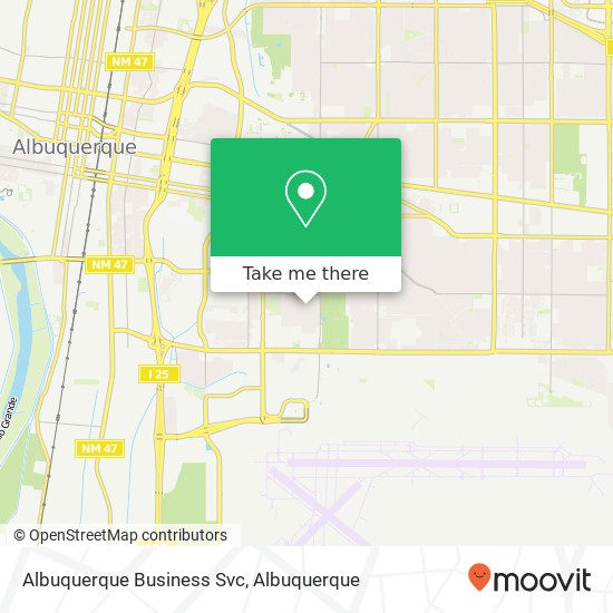 Albuquerque Business Svc map