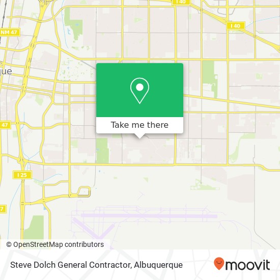 Steve Dolch General Contractor map