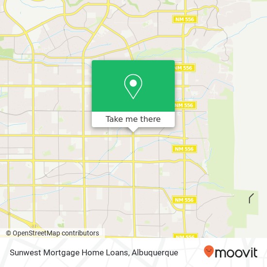 Sunwest Mortgage Home Loans map