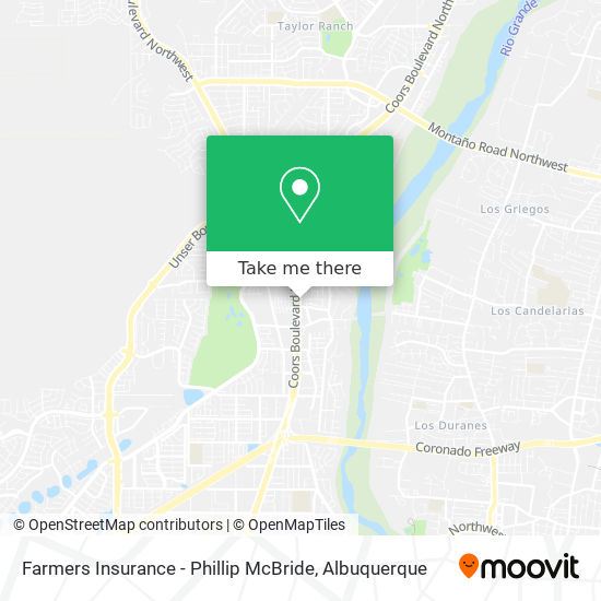 Mapa de Farmers Insurance - Phillip McBride