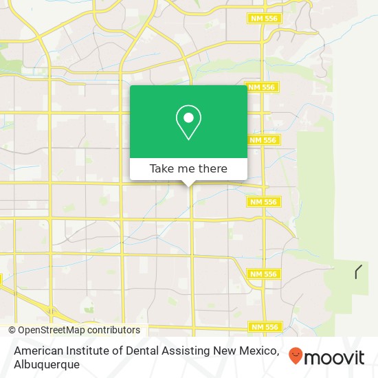Mapa de American Institute of Dental Assisting New Mexico