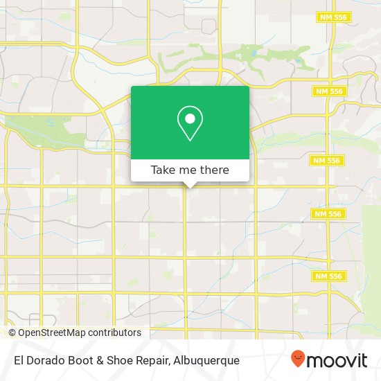 El Dorado Boot & Shoe Repair map