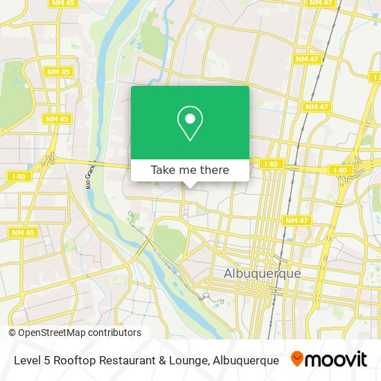 Mapa de Level 5 Rooftop Restaurant & Lounge