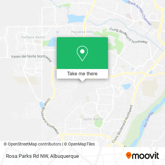 Rosa Parks Rd NW map