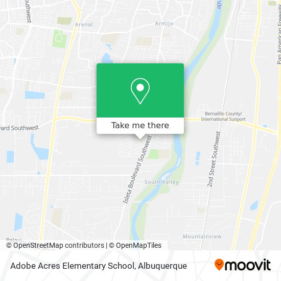 Adobe Acres Elementary School map