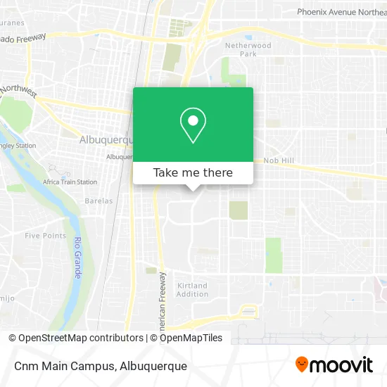 Cnm Main Campus Map How To Get To Cnm Main Campus In Albuquerque By Bus?