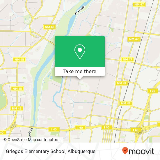 Griegos Elementary School map