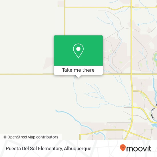 Puesta Del Sol Elementary map