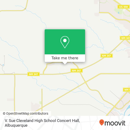 V. Sue Cleveland High School Concert Hall map