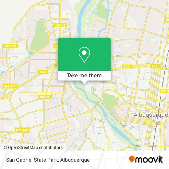 San Gabriel State Park map