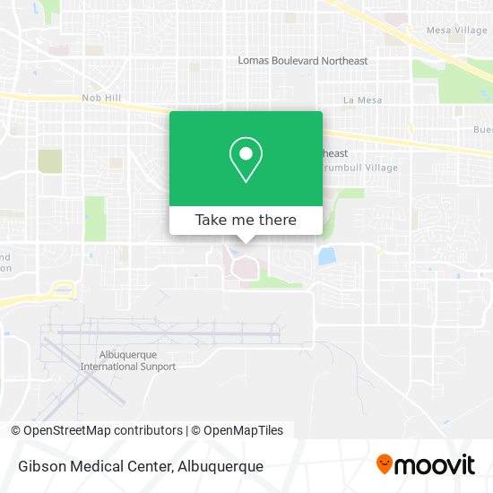 Mapa de Gibson Medical Center