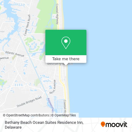 Bethany Beach Ocean Suites Residence Inn map