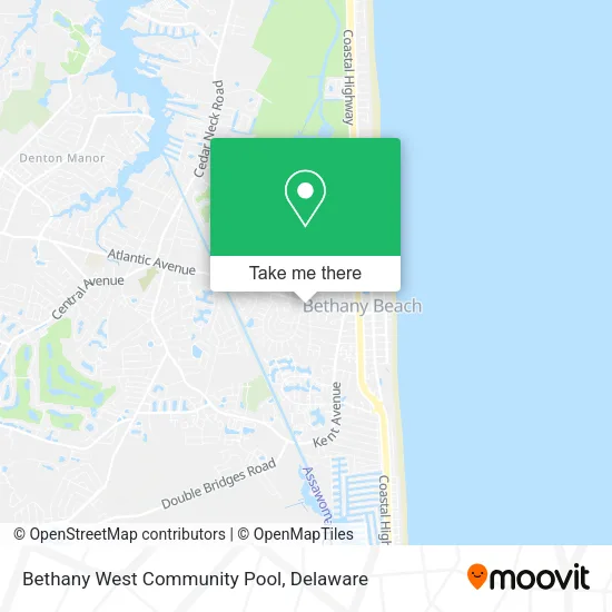 Bethany West Community Pool map