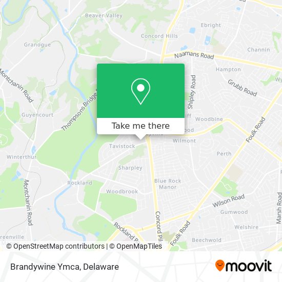 Brandywine Ymca map