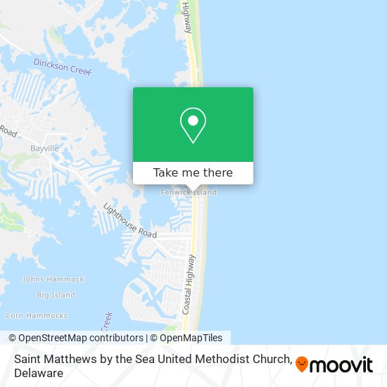 Saint Matthews by the Sea United Methodist Church map