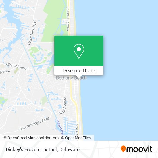 Dickey's Frozen Custard map