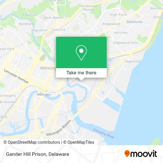 Gander Hill Prison map