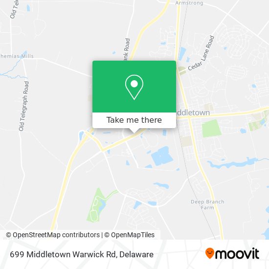 699 Middletown Warwick Rd map