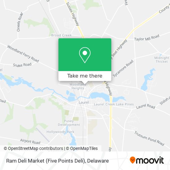Ram Deli Market (Five Points Deli) map