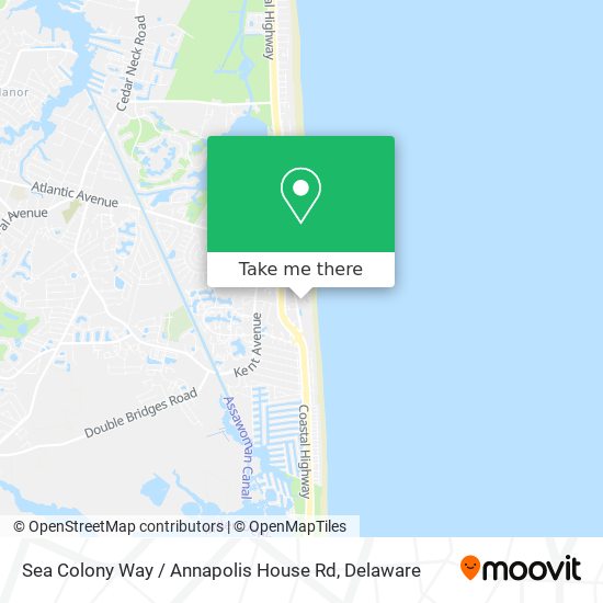 Sea Colony Way / Annapolis House Rd map