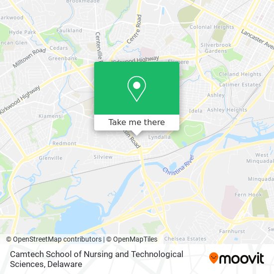 Camtech School of Nursing and Technological Sciences map