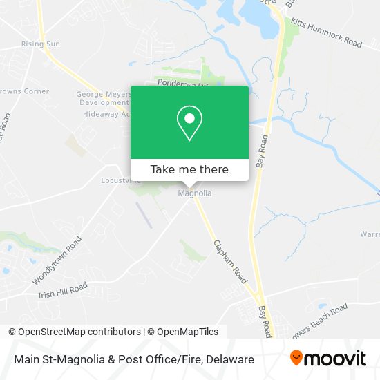 Mapa de Main St-Magnolia & Post Office / Fire
