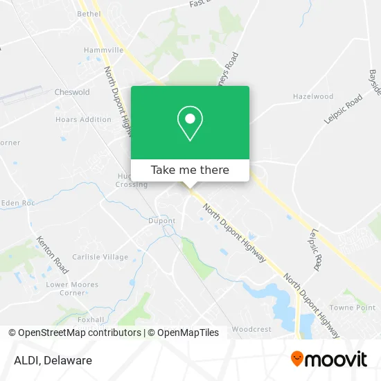 Mapa de ALDI