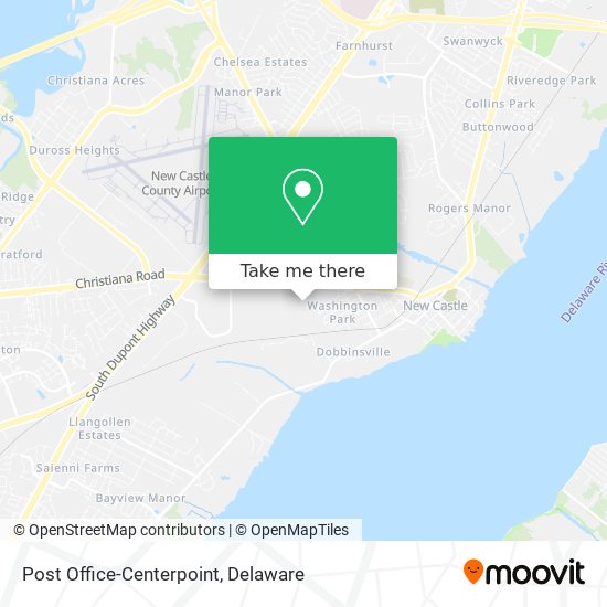 Post Office-Centerpoint map